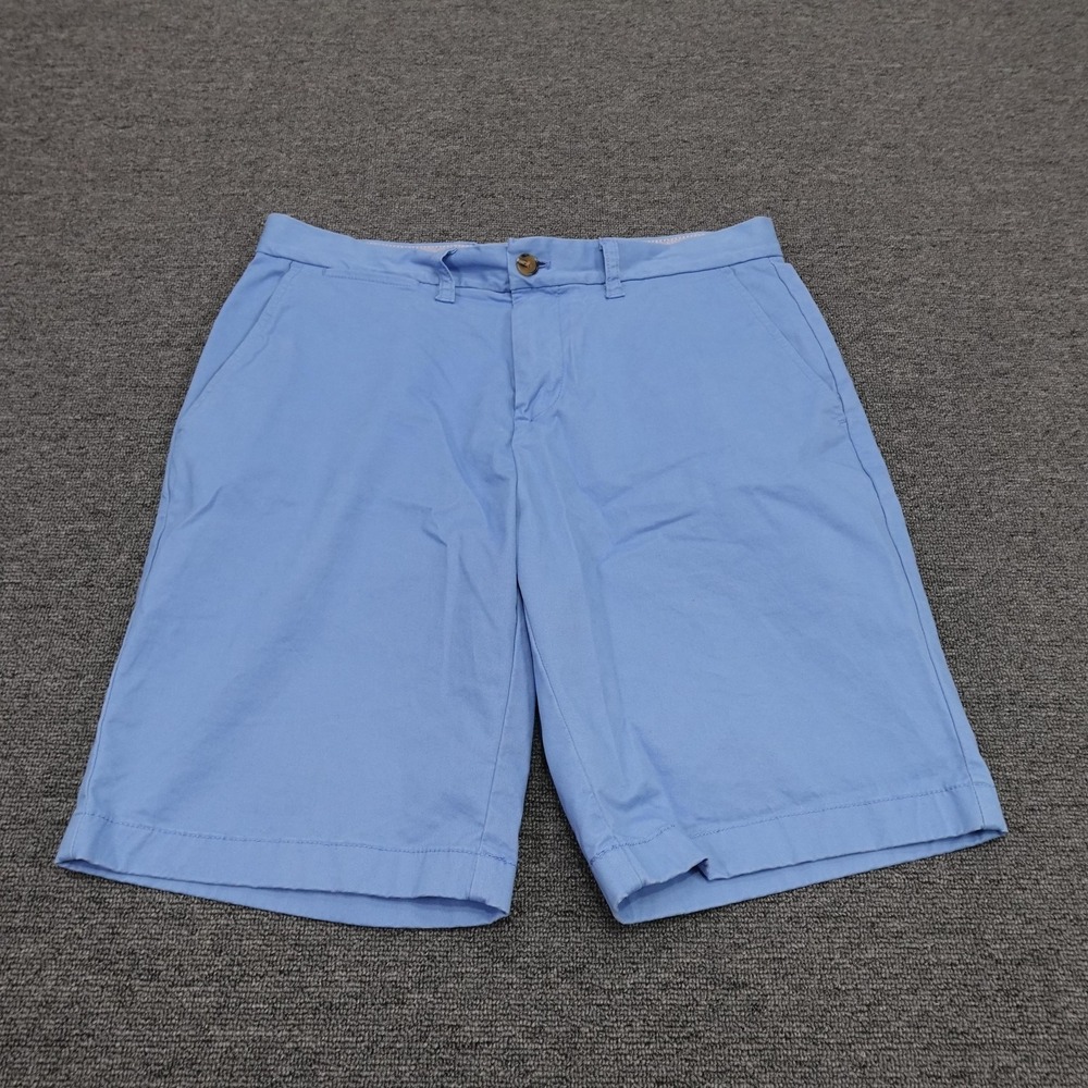 Tommy Hilfiger Shorts Mens‎ 31 Blue Chino Canvas Stretch 10 Inseam Casual Summer